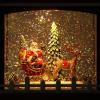 imageEldnacele Musical Snow Globe Lantern with Timer Lighted USBBattery Operated Swirling Singing Water Glittering Snow Globes Lamp for Adults and Kids Christmas Decoration CarRed Santa