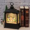 imageEldnacele Musical Snow Globe Lantern with Timer Lighted USBBattery Operated Swirling Singing Water Glittering Snow Globes Lamp for Adults and Kids Christmas Decoration CarSnowman