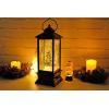 imageEldnacele Nativity Music Snow Globe Lantern with 6 Hour Timer Battery Operated ampamp USB Powered Singing Lighted Lamp Swirling Water Glittering Christmas Decoration Holiday Decor LanternSanta Sleigh