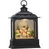 imageEldnacele Musical Snow Globe Lantern with Timer Lighted USBBattery Operated Swirling Singing Water Glittering Snow Globes Lamp for Adults and Kids Christmas Decoration CarSnowman