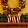 imageEldnacele Christmas Candy Cane Stripe Flameless Candles with Remote and Timer Battery Operated 3D Wick Flickering Real Wax Stripe Glitter Pillar LED Candles Holiday Xmas Decor 3Pcs D3H45quot6quot2Red Stripe Candles