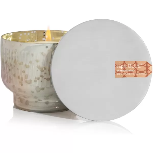 Capri Blue Chestnut Embers Candle  Holiday Mercury Signature Jar Candle  Fall Scented Candles for Home  Luxury Candles  Soy Candle Blend  Mercury Pearl Glass Candle Holder 19 ozPumpkin Dulce