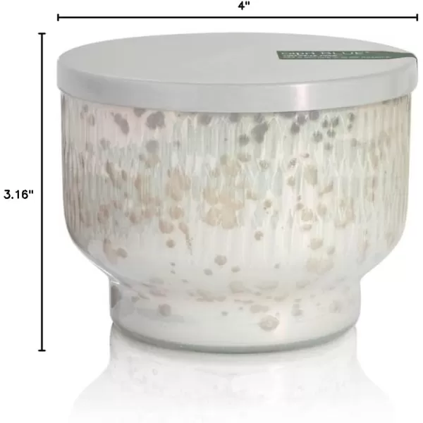 Capri Blue Chestnut Embers Candle  Holiday Mercury Signature Jar Candle  Fall Scented Candles for Home  Luxury Candles  Soy Candle Blend  Mercury Pearl Glass Candle Holder 19 ozCrystal Pine