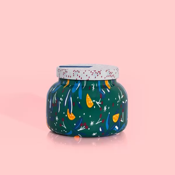 Capri Blue Crystal Pine Scented Candle  Pattern Play Signature Holiday Candle  Luxury Soy Wax Blend Candle  Long Lasting Candles  Large Candle with Up to 85 Hours of Burn Time 19 ozVolcano