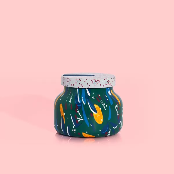 Capri Blue Crystal Pine Scented Candle  Pattern Play Signature Holiday Candle  Luxury Soy Wax Blend Candle  Long Lasting Candles  Large Candle with Up to 85 Hours of Burn Time 19 ozVolcano
