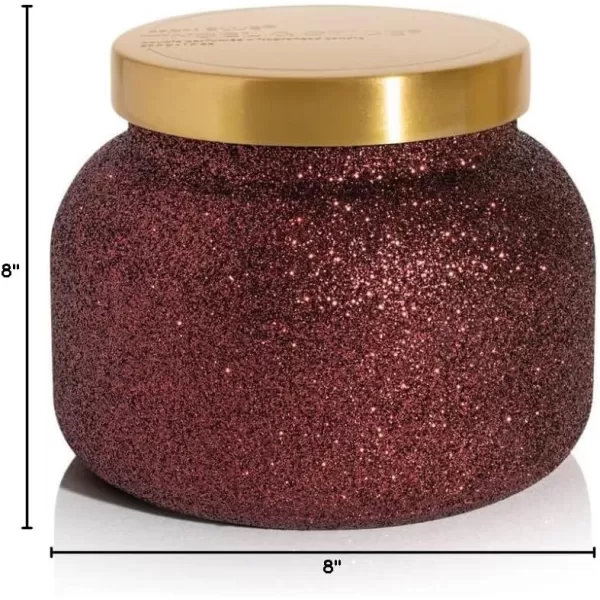 Capri Blue Glam Petite Candle  8 Oz  VolcanoTinsel  Spice