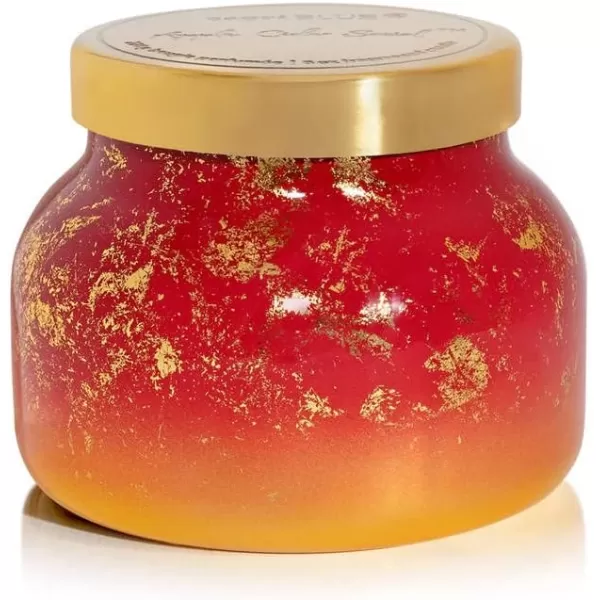 Capri Blue Glimmer Oversized Jar Candle  Pumpkin Dulce Scented Candle with Ombre Glass Candle Holder  Luxury Aromatherapy Candle  Cider and Gold 28 ozApple Cider Social