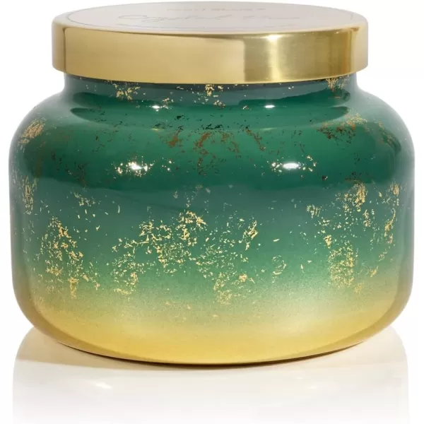 Capri Blue Glimmer Oversized Jar Candle  Pumpkin Dulce Scented Candle with Ombre Glass Candle Holder  Luxury Aromatherapy Candle  Cider and Gold 28 ozCRYSTAL PINE