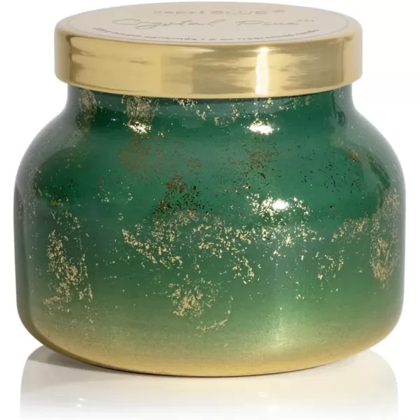 Capri Blue Glimmer Oversized Jar Candle  Pumpkin Dulce Scented Candle with Ombre Glass Candle Holder  Luxury Aromatherapy Candle  Cider and Gold 28 ozCRYSTAL PINE
