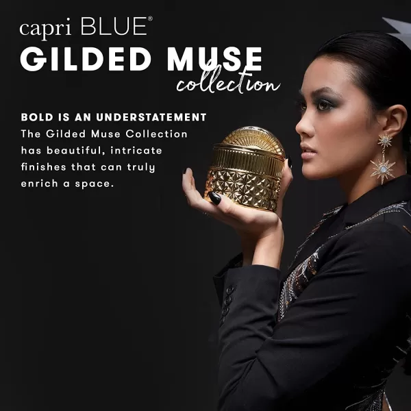 Capri Blue Muse Reed Oil Diffuser  Comes with Diffuser Sticks Oil and Glass Bottle  Aromatherapy Diffuser  78 Fl Oz  Volcano