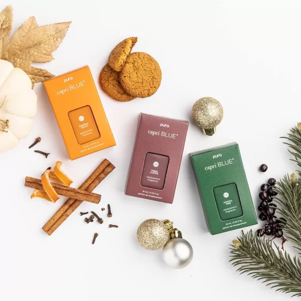 Capri Blue Pumpkin Dulce Pura Smart Home Plugin Diffuser Refills  Pura Diffuser with Refills Pumpkin Ginger ampamp Vanilla Scents  LongLasting Aromatherapy Diffuser RefillsPack of 2Pumpkin Dulce
