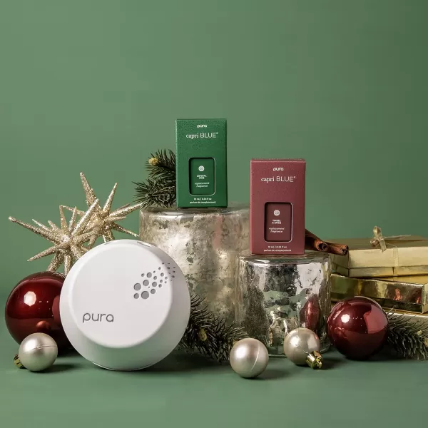 Capri Blue Pumpkin Dulce Pura Smart Home Plugin Diffuser Refills  Pura Diffuser with Refills Pumpkin Ginger ampamp Vanilla Scents  LongLasting Aromatherapy Diffuser RefillsPack of 2Tinsel  Spice