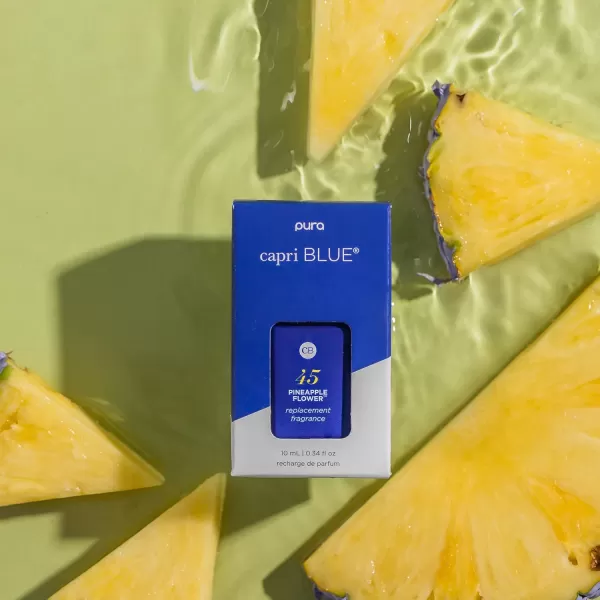 Capri Blue Pumpkin Dulce Pura Smart Home Plugin Diffuser Refills  Pura Diffuser with Refills Pumpkin Ginger ampamp Vanilla Scents  LongLasting Aromatherapy Diffuser RefillsPack of 2Pineapple Flower