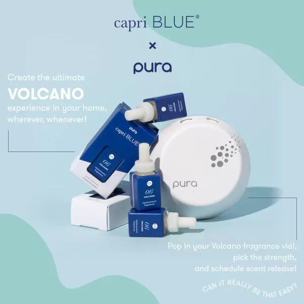 Capri Blue Pumpkin Dulce Pura Smart Home Plugin Diffuser Refills  Pura Diffuser with Refills Pumpkin Ginger ampamp Vanilla Scents  LongLasting Aromatherapy Diffuser RefillsPack of 2Volcano