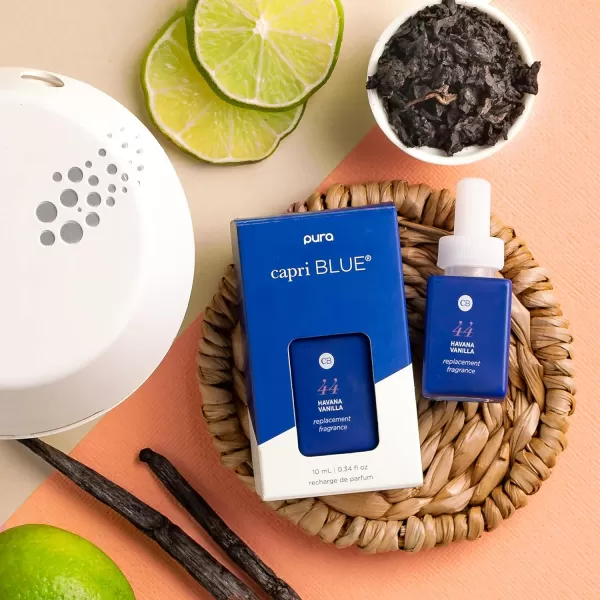 Capri Blue Pumpkin Dulce Pura Smart Home Plugin Diffuser Refills  Pura Diffuser with Refills Pumpkin Ginger ampamp Vanilla Scents  LongLasting Aromatherapy Diffuser RefillsPack of 2Fresh Vanilla