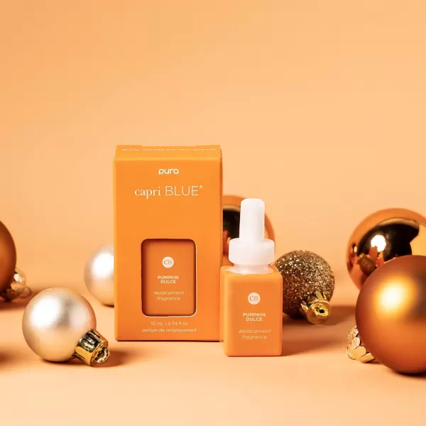 Capri Blue Pumpkin Dulce Pura Smart Home Plugin Diffuser Refills  Pura Diffuser with Refills Pumpkin Ginger ampamp Vanilla Scents  LongLasting Aromatherapy Diffuser RefillsPack of 2Pumpkin Dulce