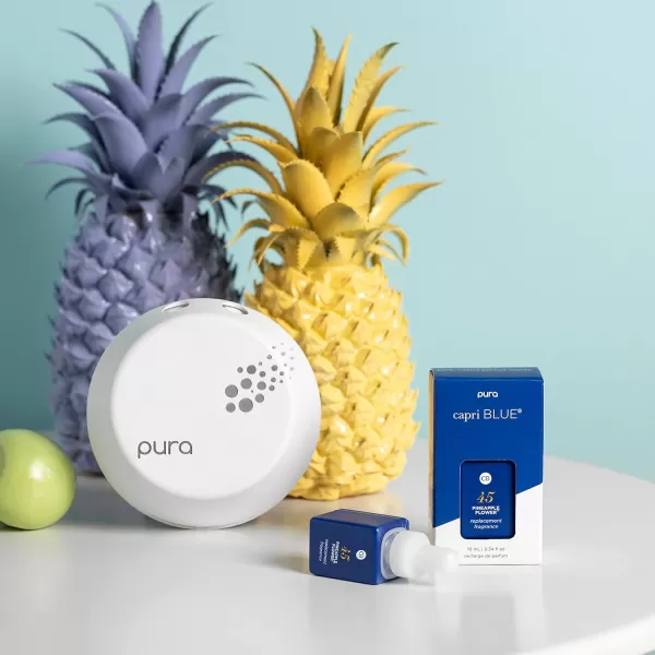 Capri Blue Pumpkin Dulce Pura Smart Home Plugin Diffuser Refills  Pura Diffuser with Refills Pumpkin Ginger ampamp Vanilla Scents  LongLasting Aromatherapy Diffuser RefillsPack of 2Pineapple Flower