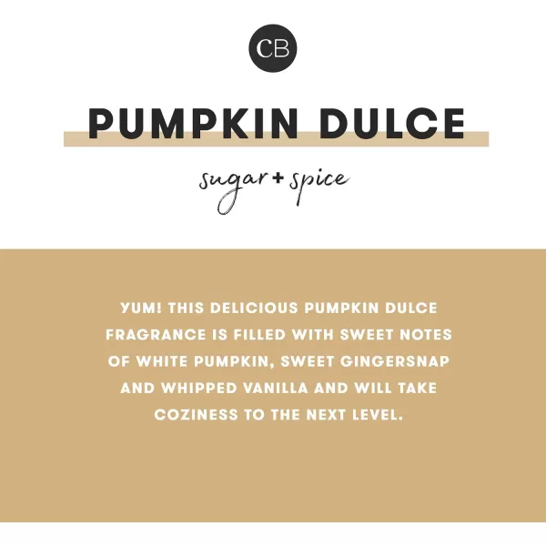 Capri Blue Pumpkin Dulce Scented Candles for Home  Glimmer Inverted Jar Candles  Long Lasting Candles  Soy Candles  Holiday Candles with Cider ampamp Gold Ombre Glass Candle Holder 10 oz