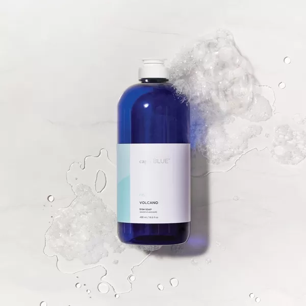 Capri Blue Volcano Dish Soap Liquid for Dish Washing  Scented Dish Soap Refills  Vegan ampamp Cruelty Free Dishwashing Liquid Soap  Nontoxic Cleaning Supplies 165 fl oz