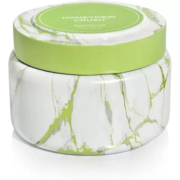 Capri Blue Candles  Modern Marble Printed Travel Tin Jar Candles  Luxury Candles for Home Scented  Soy Candle Blend  Long Lasting Candles  Cute Candles  Havana Vanilla Scented Candles 85 ozHoneydew Crush