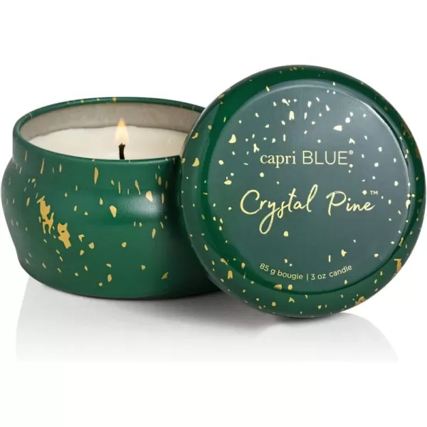 Capri Blue Glimmer Oversized Jar Candle  Pumpkin Dulce Scented Candle with Ombre Glass Candle Holder  Luxury Aromatherapy Candle  Cider and Gold 28 ozCRYSTAL PINE