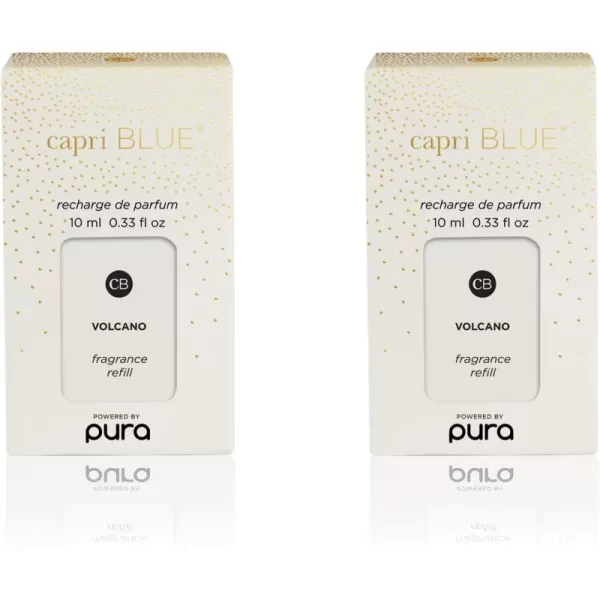 Capri Blue Pumpkin Dulce Pura Smart Home Plugin Diffuser Refills  Pura Diffuser with Refills Pumpkin Ginger ampamp Vanilla Scents  LongLasting Aromatherapy Diffuser RefillsPack of 2Holiday Volcano
