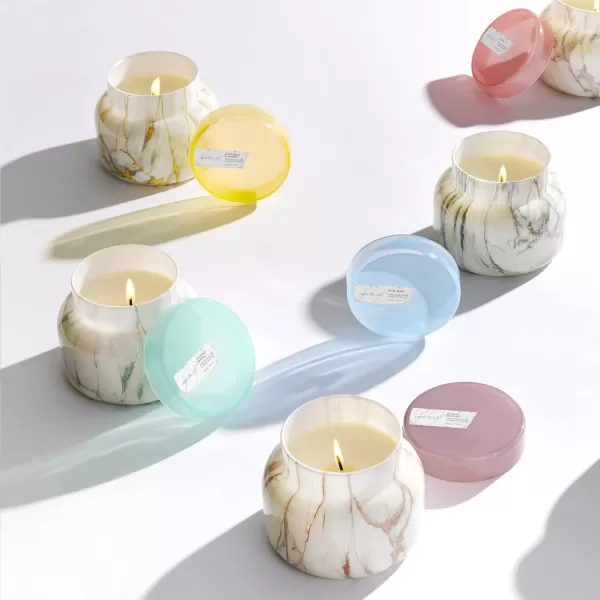 Capri Blue Candles  Modern Marble Jar Candles  Luxury Candles for Home Scented  Soy Candle Blend  Long Lasting Candles  Cute Candles  Pineapple Flower Scented Candles 19 ozCoconut Santal