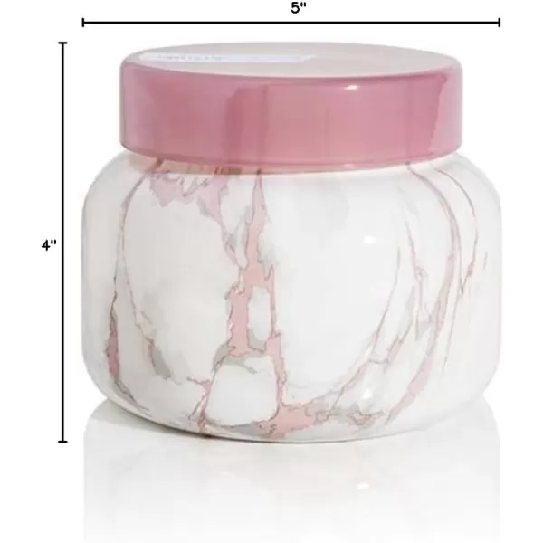 Capri Blue Candles  Modern Marble Jar Candles  Luxury Candles for Home Scented  Soy Candle Blend  Long Lasting Candles  Cute Candles  Pineapple Flower Scented Candles 19 ozAloha Orchid