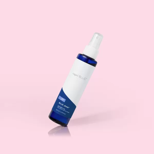 Capri Blue Dry Body Oil Spray  Blue Jean Moisturizing Body Oils for Women ampamp Men  Body Moisturizer Oil wVitamin E Jojoba Oil ampamp Omega 6 Fatty Acids  Paraben CrueltyFree Skin Oil 475 ozBlue Jean
