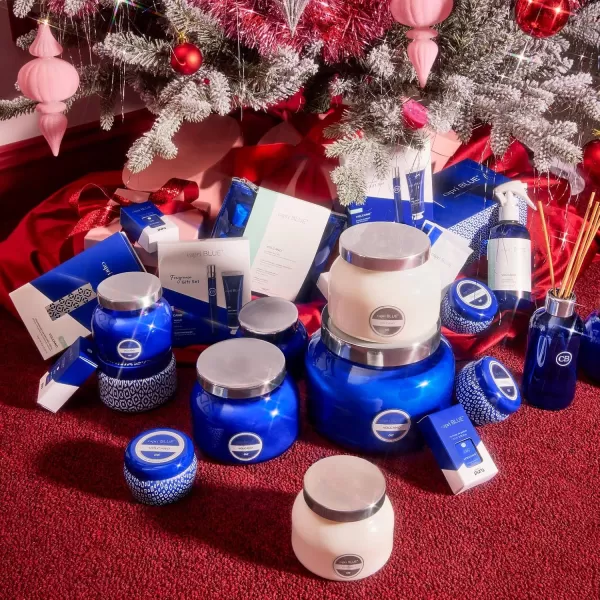 Capri Blue Fragrance Gift Set  1 Volcano Eau de Parfum 34 fl oz ampamp 1 Volcano Mini Hand Cream 1 oz  Moisturizing Jojoba Oil ampamp Shea Butter Lotion  CrueltyFree Skin Care Products