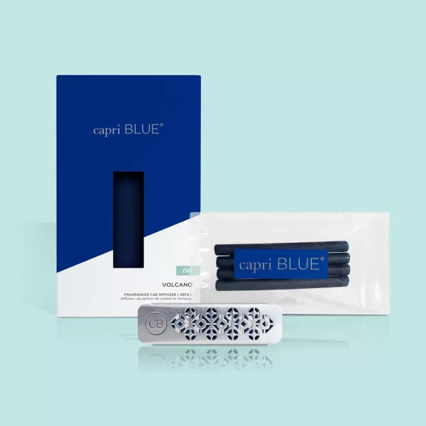 Capri Blue Fragranced Car Diffuser With Refills  Volcano Car Freshener  Fragrance Diffuser For CarVolcano