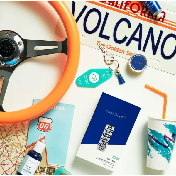 Capri Blue Fragranced Car Diffuser With Refills  Volcano Car Freshener  Fragrance Diffuser For CarVolcano