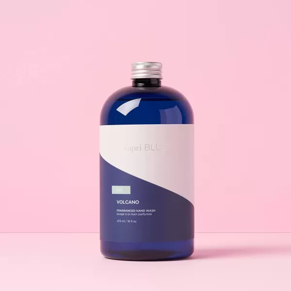Capri Blue Hand Wash Refill  Volcano Liquid Hand Soap Refill  Moisturizing Hand Soap for Skin Care Routine  Liquid Soap Refill with Notes of Tropical Fruits and Sugared Citrus 16 fl ozVolcano