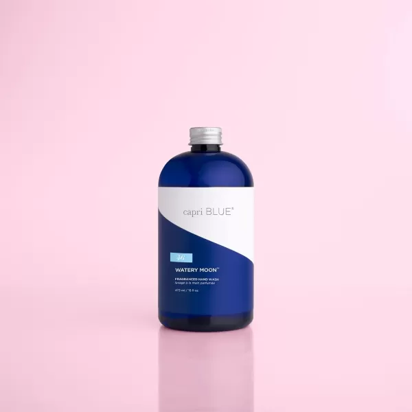 Capri Blue Hand Wash Refill  Watery Moon Liquid Hand Soap Refill  Moisturizing Hand Soap for Skin Care Routine  Liquid Soap Refill with Notes of Bergamot Jasmine Vetiver and Musk 16 fl oz