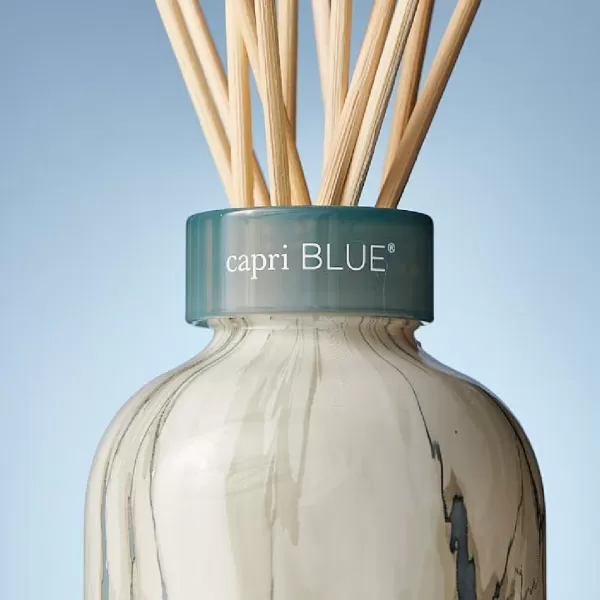 Capri Blue Reed Diffuser Set  Includes Modern Marble Oil Diffuser Diffuser Sticks ampamp Aroma Diffuser Oil  Air Freshener  Diffusers for Home Decor  Honeydew Crush Diffuser Scents 57 fl ozVolcano