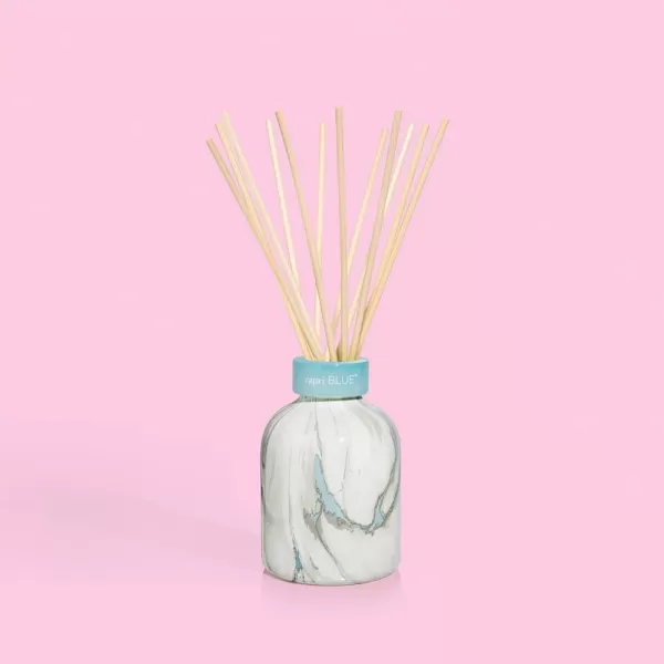 Capri Blue Reed Diffuser Set  Includes Modern Marble Oil Diffuser Diffuser Sticks ampamp Aroma Diffuser Oil  Air Freshener  Diffusers for Home Decor  Honeydew Crush Diffuser Scents 57 fl ozBlue Jean