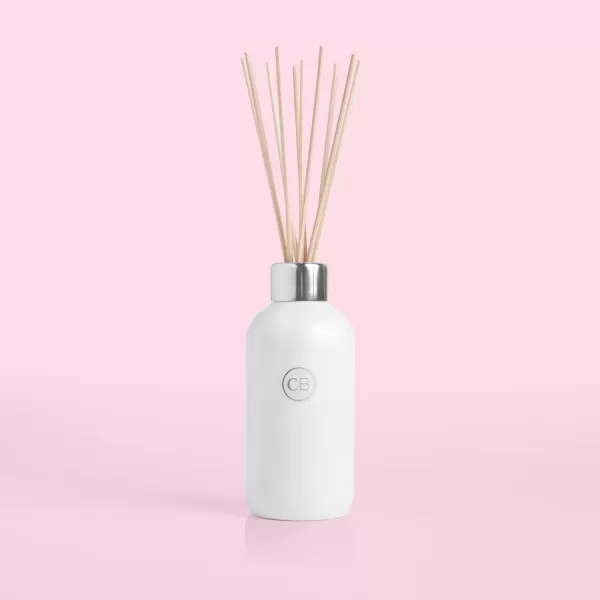 Capri Blue Reed Oil Diffuser  Volcano  Comes with Diffuser Sticks Oil and Glass Bottle  Aromatherapy Diffuser  8 Fl Oz  Navy BlueVolcano  White