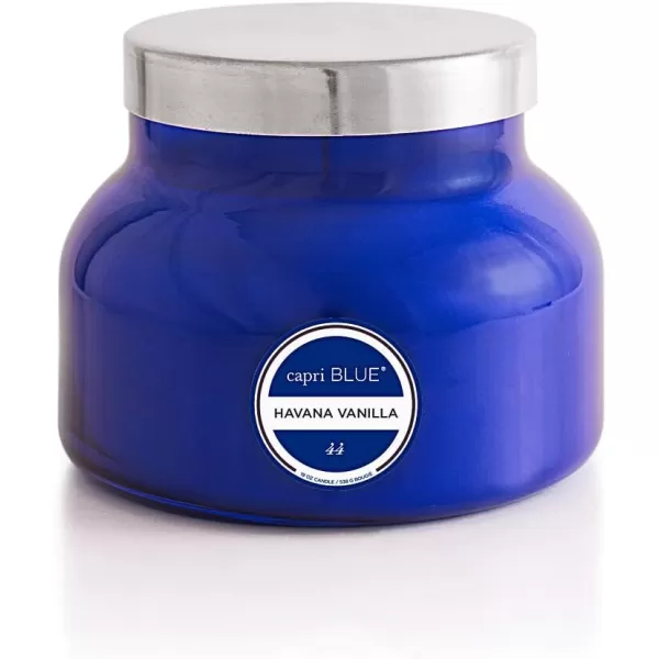 Capri Blue Scented Candles  Soy Candle Wax Blend  Jar Candles  Blue Candle Gifts for Women ampamp Men  Luxury Candles for Home Scented with Vanilla Bergamot ampamp Sandalwood  Havana Vanilla 19 ozHavana Vanilla