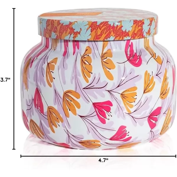 Capri Blue Volcano Candle  Pattern Play Signature Glass Jar Candle  Luxury Candle  Long Lasting Candles  Tropical Fruits ampamp Sugared Citrus Scented Candle  Decorative Candles for Home Decor 19 ozPineapple Flower