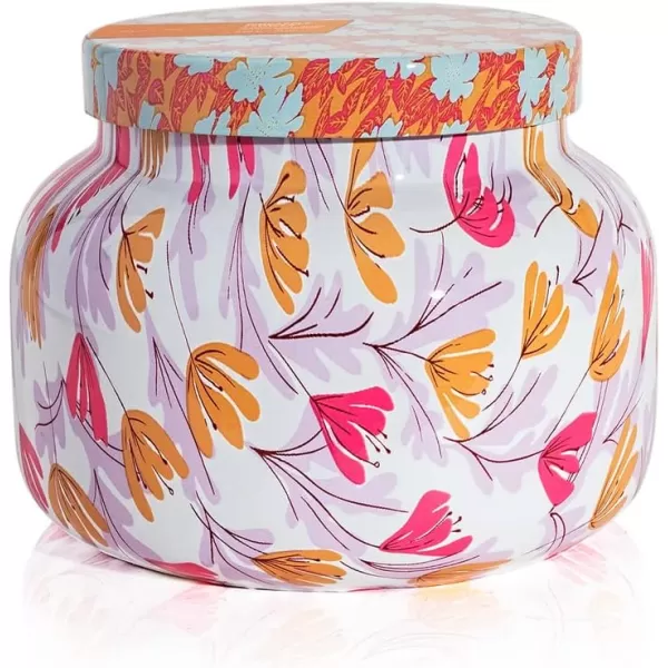 Capri Blue Volcano Candle  Pattern Play Signature Glass Jar Candle  Luxury Candle  Long Lasting Candles  Tropical Fruits ampamp Sugared Citrus Scented Candle  Decorative Candles for Home Decor 19 ozPineapple Flower