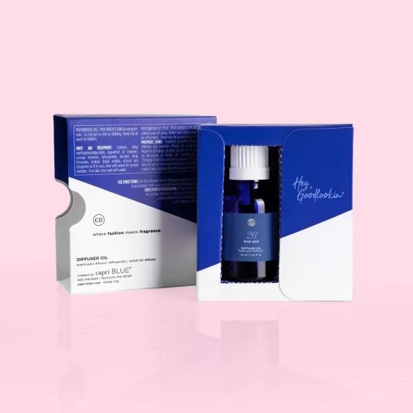Capri Blue Volcano Electric Oil Diffuser Refill  Long Lasting Aroma for Oil Diffusers  Use with Electric Aromatherapy Diffusers for Home  Essential Oils for Diffusers 05 fl ozBlue Jean