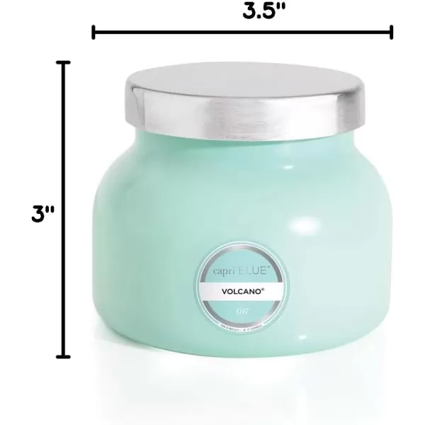 Capri Blue Volcano Scented Candles  Luxury Candles for Home Scented with Tropical Fruit ampamp Sugared Citrus  Soy Candle Wax Blend  Tropical Candle  Jar Candles  Blue Candle 19 ozAqua
