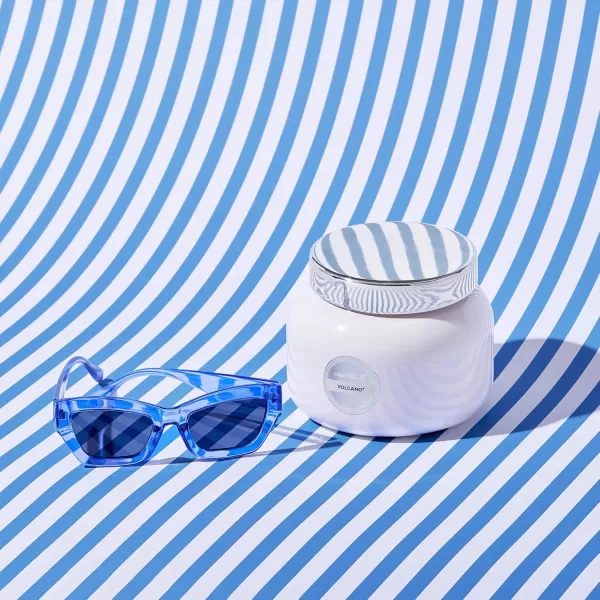 Capri Blue Volcano Scented Candles  Luxury Candles for Home Scented with Tropical Fruit ampamp Sugared Citrus  Soy Candle Wax Blend  Tropical Candle  Jar Candles  Blue Candle 19 ozWhite