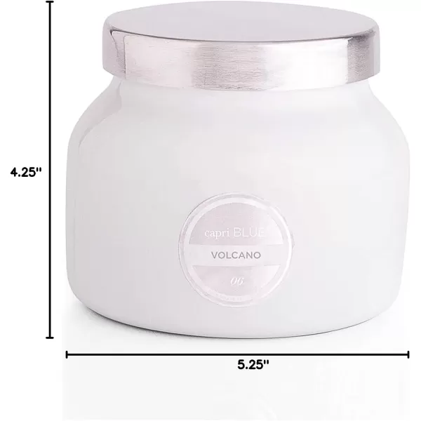 Capri Blue Volcano Scented Candles  Luxury Candles for Home Scented with Tropical Fruit ampamp Sugared Citrus  Soy Candle Wax Blend  Tropical Candle  Jar Candles  Blue Candle 19 ozWhite