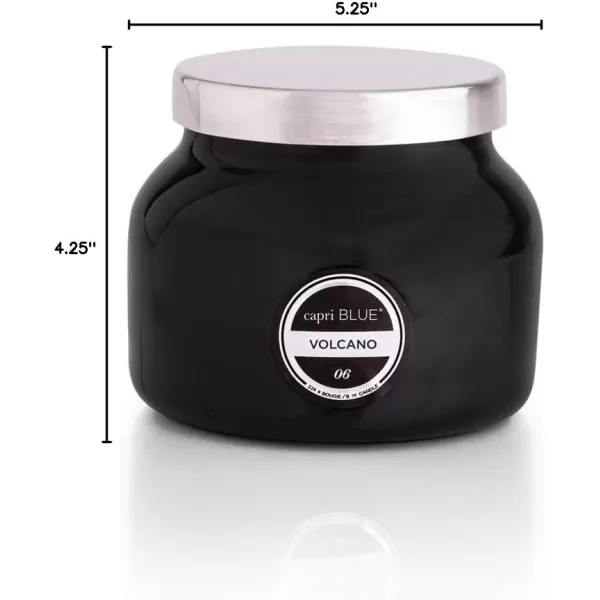 Capri Blue Volcano Scented Candles  Luxury Candles for Home Scented with Tropical Fruit ampamp Sugared Citrus  Soy Candle Wax Blend  Tropical Candle  Jar Candles  Blue Candle 19 ozBlack