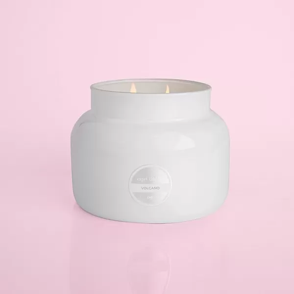 Capri Blue Volcano Scented Candles  Luxury Candles for Home Scented with Tropical Fruit ampamp Sugared Citrus  Soy Candle Wax Blend  Tropical Candle  Jar Candles  Blue Candle 19 ozWhite
