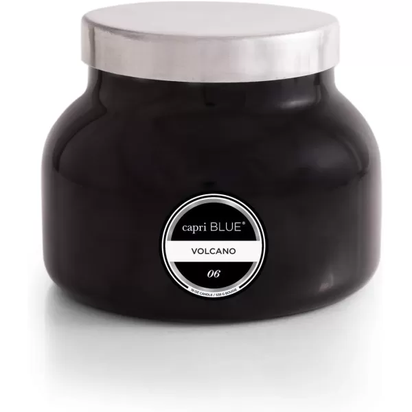 Capri Blue Volcano Scented Candles  Luxury Candles for Home Scented with Tropical Fruit ampamp Sugared Citrus  Soy Candle Wax Blend  Tropical Candle  Jar Candles  Blue Candle 19 ozBlack