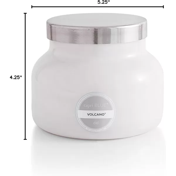 Capri Blue Volcano Scented Candles  Luxury Candles for Home Scented with Tropical Fruit ampamp Sugared Citrus  Soy Candle Wax Blend  Tropical Candle  Jar Candles  Blue Candle 19 ozWhite