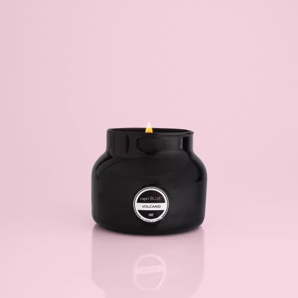 Capri Blue Volcano Scented Candles  Luxury Candles for Home Scented with Tropical Fruit ampamp Sugared Citrus  Soy Candle Wax Blend  Tropical Candle  Jar Candles  Blue Candle 19 ozBlack