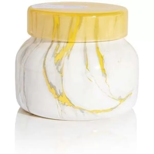Capri Blue Candles  Modern Marble Jar Candles  Luxury Candles for Home Scented  Soy Candle Blend  Long Lasting Candles  Cute Candles  Pineapple Flower Scented Candles 19 ozPineapple Flower